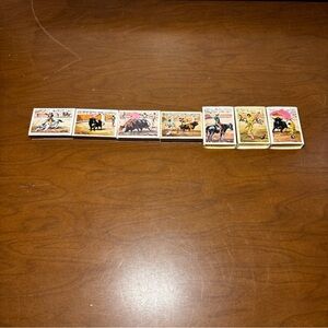 Vintage Bullfighting Matchbox Set